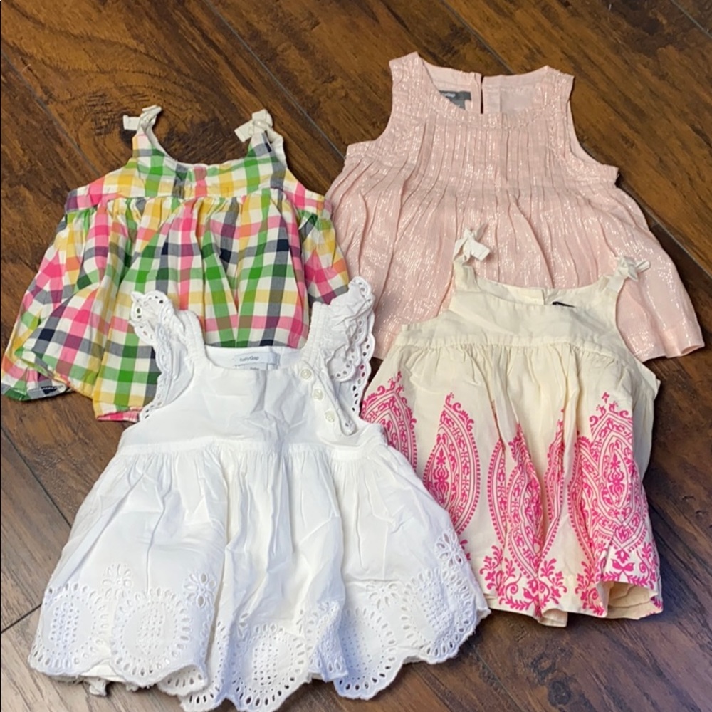 Set of four Baby Gap Tanks for Girls